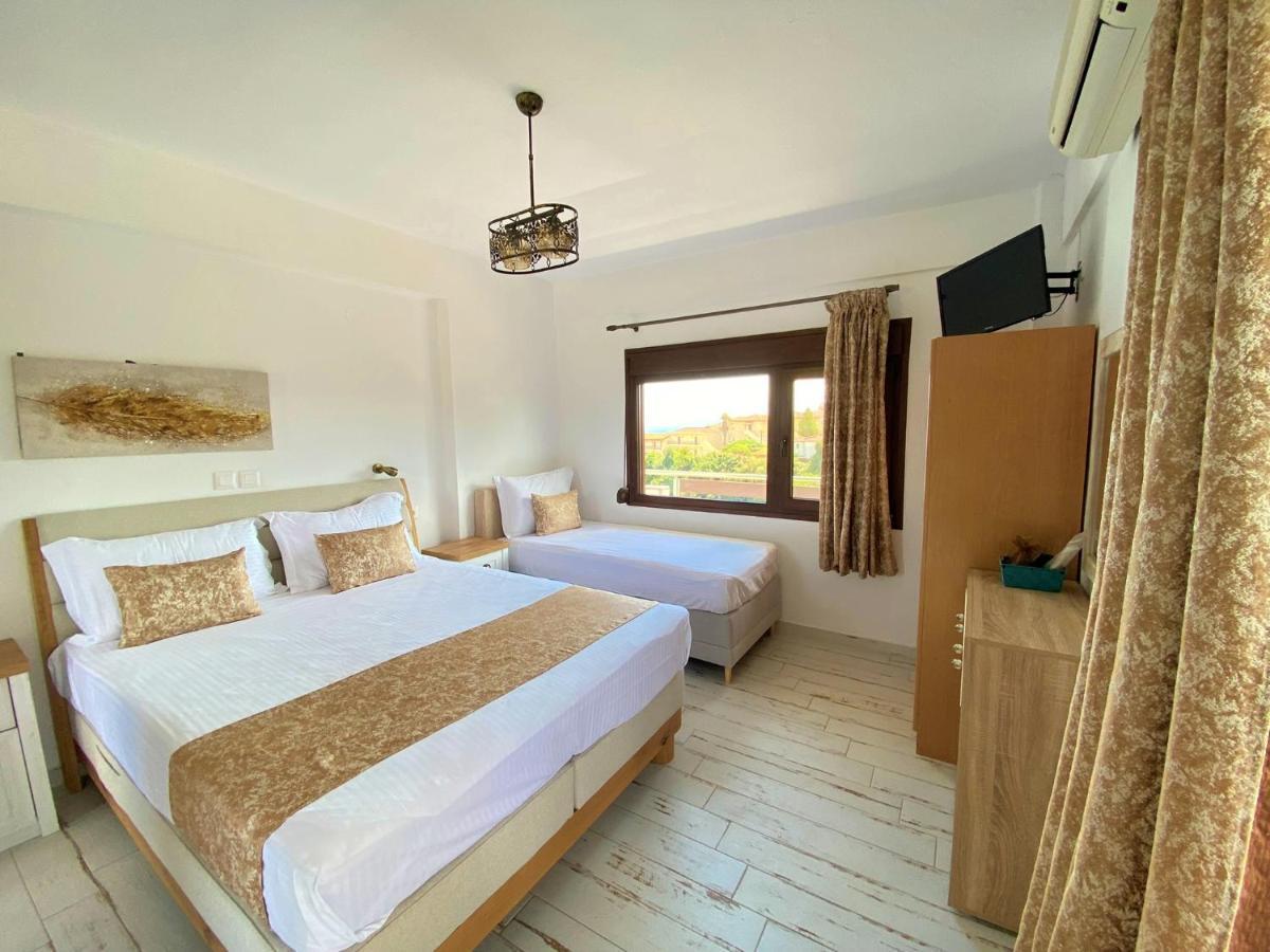 Marianna Sea View Afitos Apartment ภายนอก รูปภาพ
