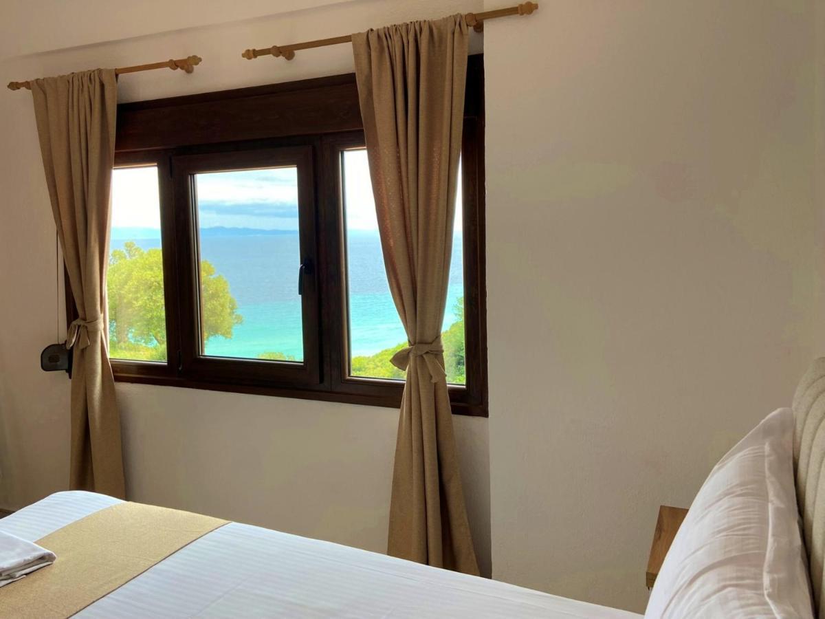 Marianna Sea View Afitos Apartment ภายนอก รูปภาพ