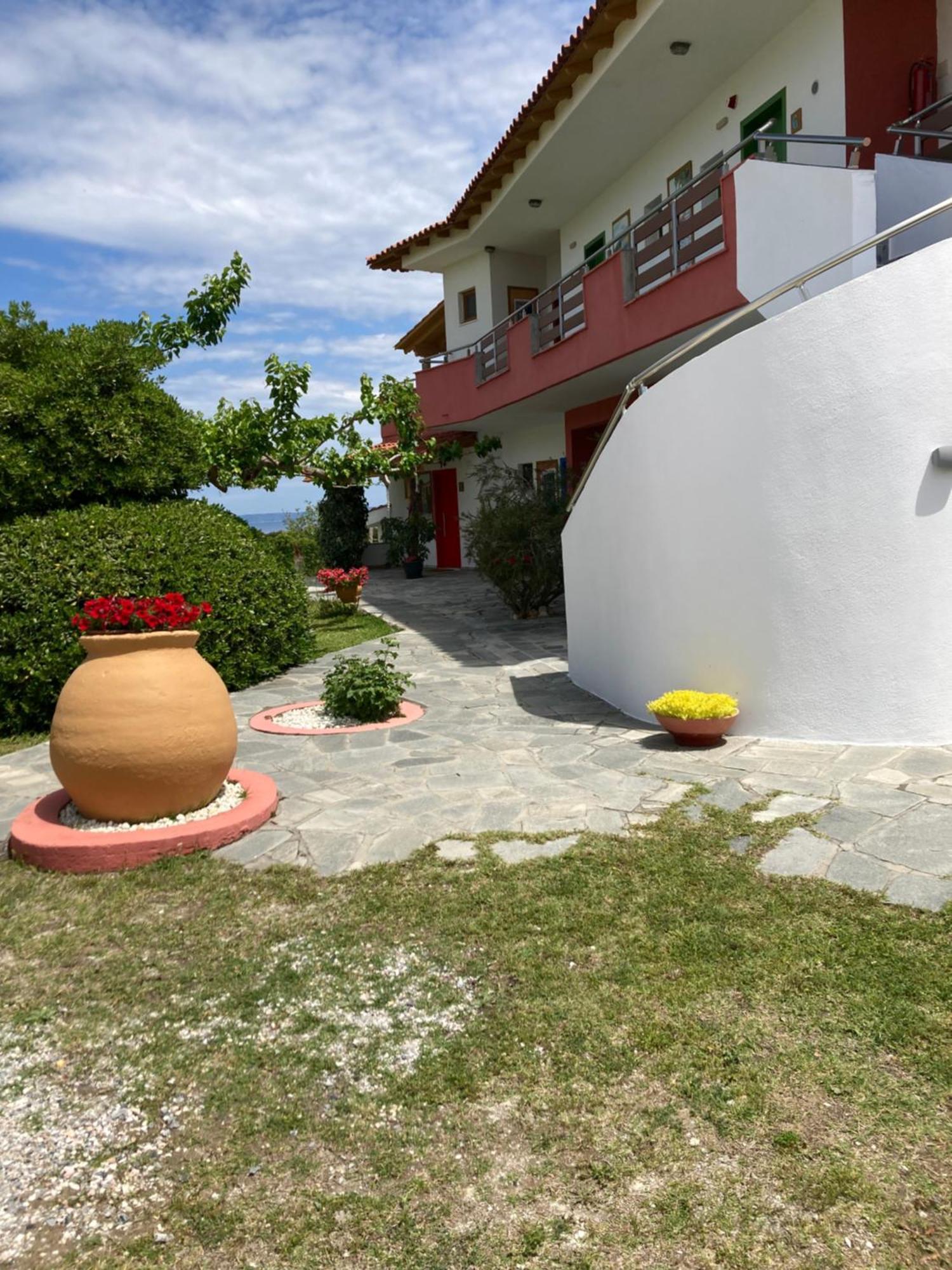Marianna Sea View Afitos Apartment ภายนอก รูปภาพ